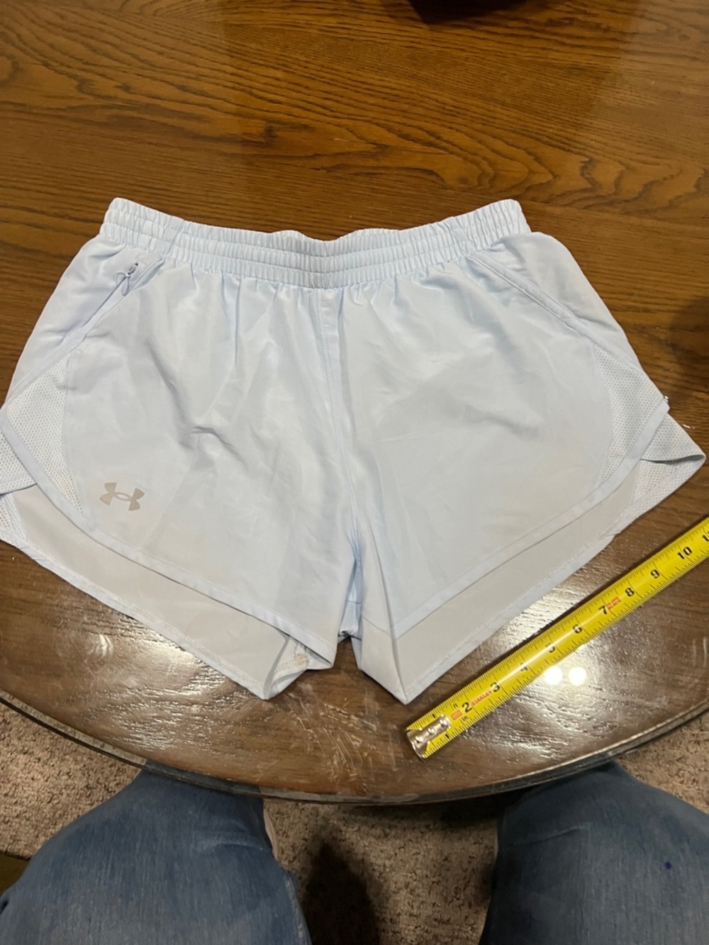 Under Armour Women's Pale Blue Athletic Shorts